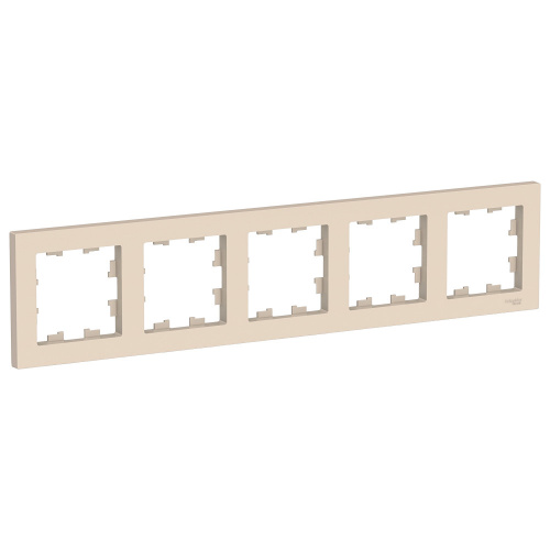 Рамка 5-м ATLASDESIGN универс. беж. Systeme Electric ATN000205 (1/5/30)