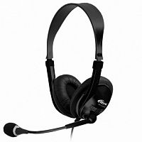 Гарнитура RITMIX RH-533 USB, накладная, шнур 2.4 м, черный (1/40) (15115692)