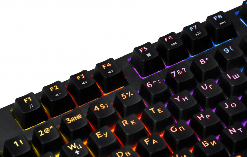 Клавиатура проводная игровая механическая DEFENDER Blitz GK-240L RU,Rainbow, черная (1/20) (45240) фото 11
