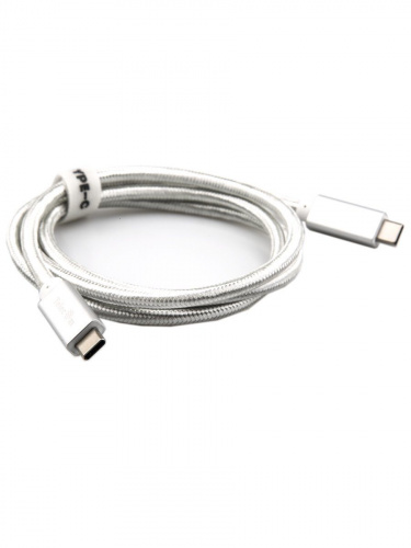 Кабель USB 3.1 Type Cm -- Cm IC 5А 10Gbs длина 1M, Telecom <TC420S> серебряный (1/150) Кабель USB 3.1 Type Cm -- Cm IC 5А 10Gbs длина 1M, Telecom <TC420S> серебряный (1/150)