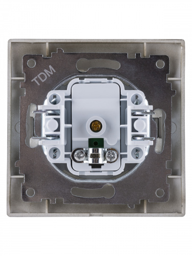 Розетка телевизионная простая (0-2400МГц, "мама") бронза , с/у, "Лама" (10/120) TDM (SQ1815-0717) фото 3 Розетка телевизионная простая (0-2400МГц, "мама") бронза , с/у, "Лама" (10/120) TDM (SQ1815-0717) фото 3