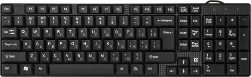 Клавиатура проводная DEFENDER Accent SB-720, USB, черная (1/20) (45720) фото 3