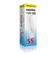 Лампа светодиодная SMARTBUY G9 5,5Вт 220V 3000К (капсульная, теплый свет) (10/500) (SBL-G9 5_5-30K)