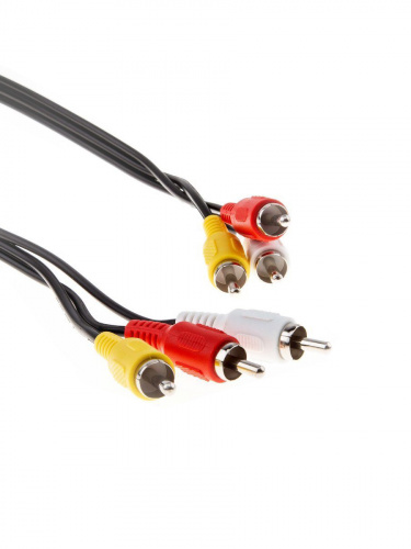 Кабель соединительный VCOM 3xRCA (M) / 3xRCA (M), 1.5 м. (1/150) (VAV7150-1.5M) Кабель соединительный VCOM 3xRCA (M) / 3xRCA (M), 1.5 м. (1/150) (VAV7150-1.5M)