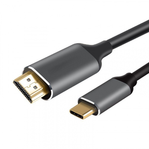 Кабель-переходник USB 3.1 Type-C(M)--> HDMI A(m) 4K@60Hz, 1.8m ,Aluminium Shell,VCOM <CU423MC-1.8M> (1/75) Кабель-переходник USB 3.1 Type-C(M)--> HDMI A(m) 4K@60Hz, 1.8m ,Aluminium Shell,VCOM <CU423MC-1.8M> (1/75)