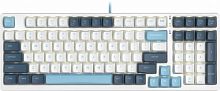 Клавиатура проводная механическая игровая A4TECH Fstyler FS300 белый/синий USB for gamer LED (FS300 PANDA SNOWBOARDING)(1/10)