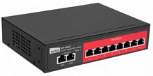 Коммутатор Netis P110GC 10G 8PoE+ 100W неуправляемый, функция PoE Watchdog (PoE авто перезагрузка) (1/20)
