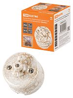 Выключатель фарфоровый поворотный перекрёстный с ручкой (бантик) 10А мраморный «Болонь» TDM (1/72) (SQ1820-0114)