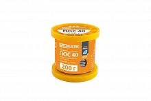 Припой ПОС 40, трубка с канифолью, ГОСТ 21931-76, Ø1 мм, 200 г, катушка, серия "Алмаз" TDM (1/10/60) (SQ1025-0323)