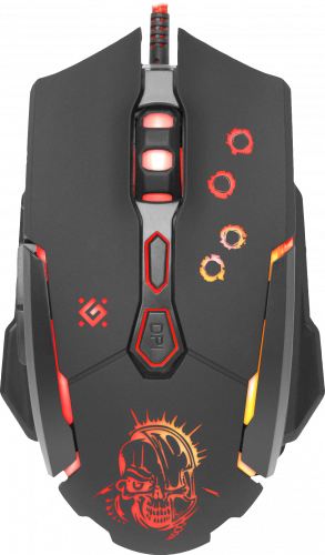 Мышь проводная игровая DEFENDER Killer GM-170L, USB, 7 кнопок, черный (1/40) (52170) фото 2