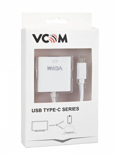 Кабель-адаптер USB 3.1 Type-Cm --> VGA(f) 1080@60Hz, 10Gbps , 0,15m VCOM <CU421> (1/72) фото 8 Кабель-адаптер USB 3.1 Type-Cm --> VGA(f) 1080@60Hz, 10Gbps , 0,15m VCOM <CU421> (1/72) фото 8