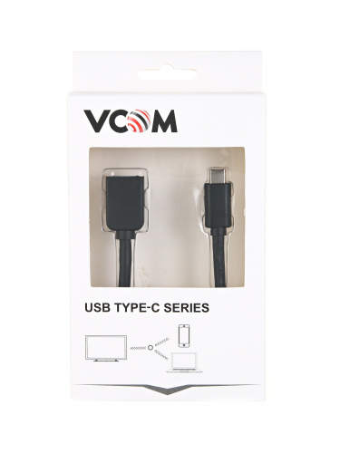 Кабель-переходник USB 3.1 Type-C(M)--> USB 3.0 Af ,OTG, 1.5A, 5,0Gbps , 0,2m VCOM <CU409> (1/72) фото 3 Кабель-переходник USB 3.1 Type-C(M)--> USB 3.0 Af ,OTG, 1.5A, 5,0Gbps , 0,2m VCOM <CU409> (1/72) фото 3