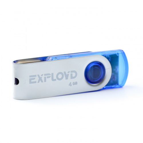 Флеш-накопитель USB 4GB Exployd 530 синий (EX004GB530-Bl) фото 3 Флеш-накопитель USB 4GB Exployd 530 синий (EX004GB530-Bl) фото 3