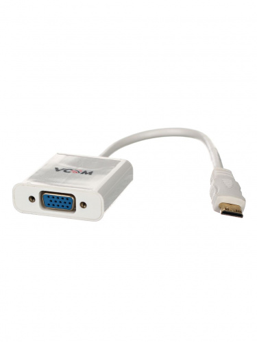 Кабель-переходник VCOM Mini HDMI M=>VGA F, 0.15 м. (1/150) (CG592)