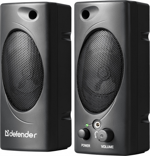 Активная система DEFENDER DEFENDER 2.0 SPK 50 черный, 6 Вт, питание от USB (1/30) (65150) фото 3