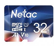 Карта памяти MicroSD  32GB  Netac  P500  Ultra  Class 10 A1 U3 V30 без адаптера (NT02P500ULT-032G-S)