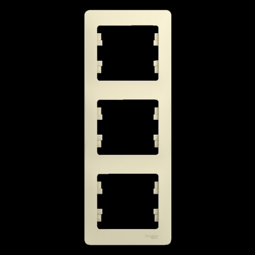Рамка 3-м GLOSSA верт. беж. Systeme Electric GSL000207 (1/15/90) Рамка 3-м GLOSSA верт. беж. Systeme Electric GSL000207 (1/15/90)