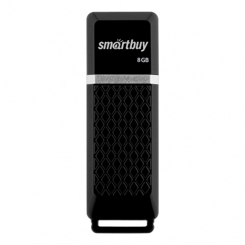 Флеш-накопитель USB  8GB  Smart Buy  Quartz  чёрный (SB8GBQZ-K)