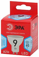 Лампа светодиодная ЭРА RED LINE LED MR16-9W-840-GU10 R GU10 9 Вт софит нейтральный белый свет (1/100) (Б0050692)