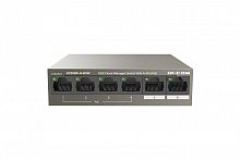 Коммутатор IP-COM G2206P-4-63W, управляемый 4-х порт. гигабит. PoE 2 уровня, 63W (1/30)