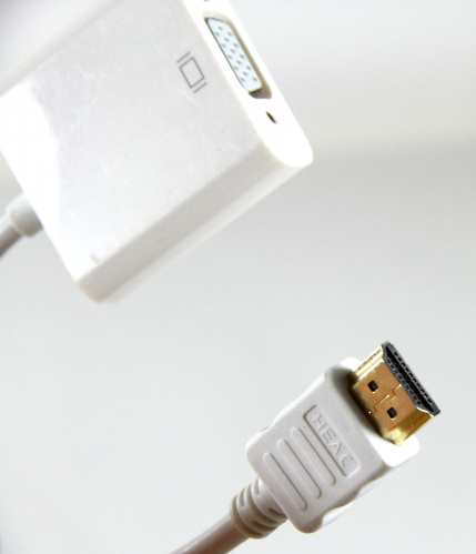 Кабель-переходник VCOM HDMI(M) -> VGA(F), 0,2 м. (1/50) (CG558) фото 2