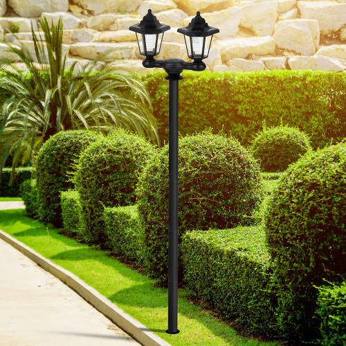 Светильник ЭРА ERASV01-01 садовый на солнечной батарее пластик черный 150 см (12/96) (Б0049551) Светильник ЭРА ERASV01-01 садовый на солнечной батарее пластик черный 150 см (12/96) (Б0049551)