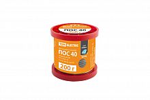 Припой ПОС 40, проволока, ГОСТ 21931-76, Ø1 мм, 200 г, катушка, серия "Алмаз" TDM (1/10/60) (SQ1025-0321)