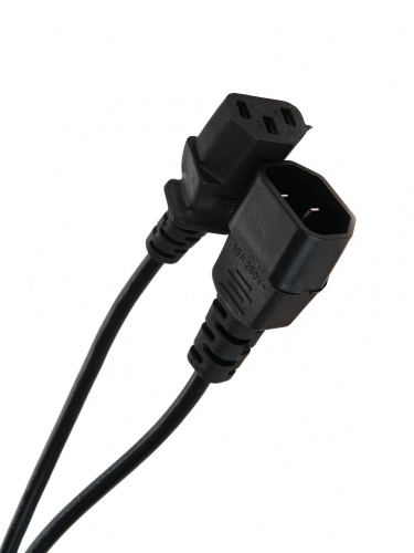 Кабель монитор - компьютер 220V 3 метра (UPS -> устройство) <VDE> 3G*0.5mm Aopen <ACE001-3M> (1/50)