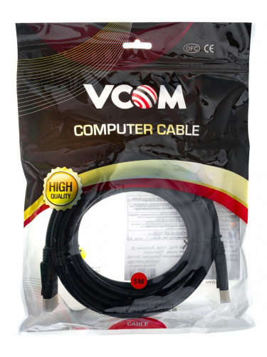 Кабель соединительный DISPLAY PORT v1.2, 4K@60Hz, 5m VCOM <VHD6220-5M> (1/30) фото 2