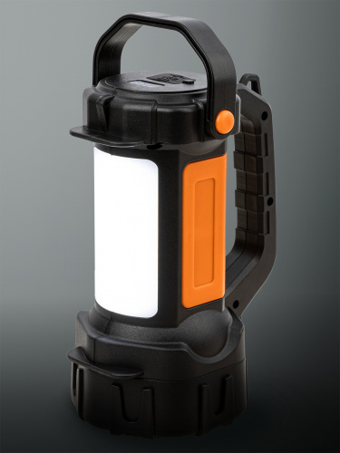 Фонарь TDM светодиодный "Прожектор 6", 5 Вт LED+10 SMD+9 SMD, 400 лм, 3,7 В 2x18650 2,4 А*ч, USB, (1/24) (SQ0350-0059) фото 5