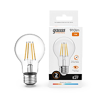 Лампа светодиодная Gauss Filament Elementary А60 11W 910lm 2700К Е27 1/10/50 (22211)