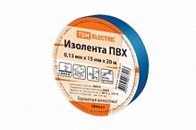 Изолента ПВХ 0,13*15мм Синяя 20м TDM (10)