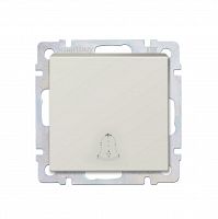Кнопка SMARTBUY скрытая установка, звонка 10А бежевая "Нептун" (SBE-05i-10-B1-0)