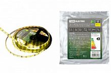 Лента светодиодная TDM SMD2835-60 LED/м-IP65-12 В-4,8 Вт/м-желтый (цена за 1 метр/на катушке 5 метров) (SQ0331-0314)