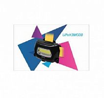 Фонарь КОСМОС светодиодный LiPoH3WCOB аккумуляторный налобный Li-Po 800mAh, 3W COB, зарядка от 220В (24/144) (KOC-LiPoH3WCOB)