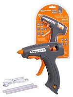 Пистолет клеевой аккумуляторный КПА-15, 7 мм, 3,7 В 2,9 А*ч Li-Ion, USB, 15 Вт, Т=220 С "Гранит" TDM (1/1/30) (SQ1024-0305)