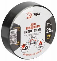 Изолента ЭРА ET1925BLACK ПВХ 19мм х 25м черная (1/5/200) (Б0064240)