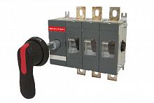 Рубильник ВНК-39-2 3П 800А с выносной фронтальной ручкой управления и переходником 185 мм TDM (SQ0744-0207)