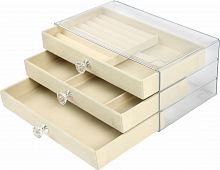 Органайзер для хранения DEFENDER HOME GS-936 беж/бархатный,23.5*13.5*10.5см (1/16) (GS936)