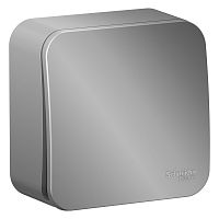 Выключатель 1-кл. О/У BLANCA 10А IP20 (сх. 1) 250В алюм. Systeme Electric BLNVA101003 (1/15/30)