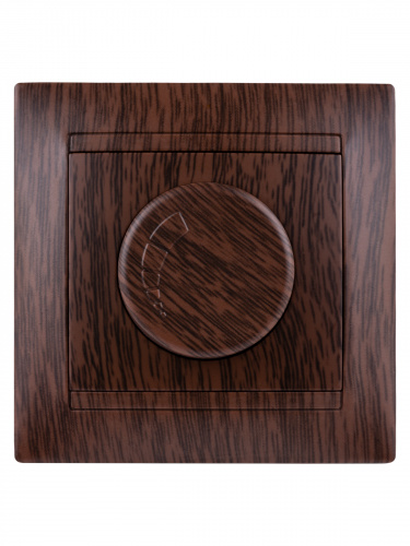 Светорегулятор RL 300 Вт венге , с/у, "Лама" (8/96) TDM (SQ1815-0409) фото 4