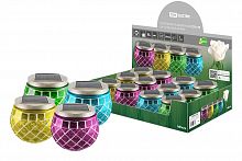 Светильник TDM ландшафтный ССЛ-170 на солн.батарее, 9*9*10,стекло,зеленый,синий,желтый,фиолетовый,ДБ,TDM (1/12/12) (SQ0330-0193)