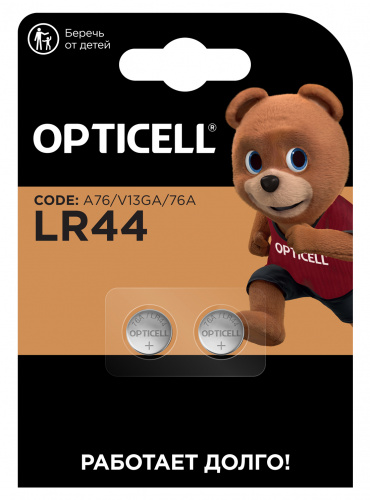 Элемент питания OPTICELL SPECIALTY LR44 BL2 (2/40) (6060006) Элемент питания OPTICELL SPECIALTY LR44 BL2 (2/40) (6060006)