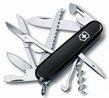 Нож перочинный Victorinox Huntsman, 91 мм., 15 функций, чёрный (карт. коробка) (1.3713.3)