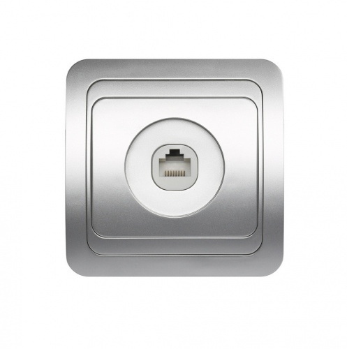Розетка SMARTBUY скрытая установка, компьютерная RJ-45 1-местная серебро "Марс" (SBE-02s-S1-RJ) Розетка SMARTBUY скрытая установка, компьютерная RJ-45 1-местная серебро "Марс" (SBE-02s-S1-RJ)