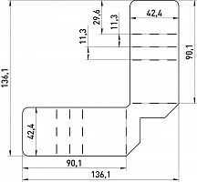 Подвесное крепление ЭРА SPL-FIX4 для потолков Грильято серии SPL-540 4 шт (1/100) (Б0055407)