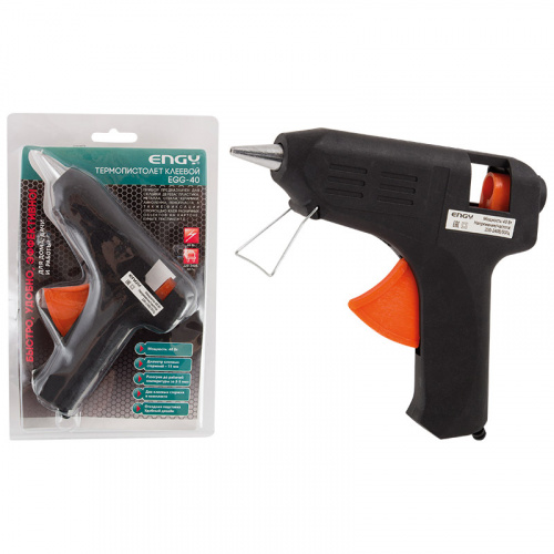 Пистолет клеевой Engy EGG-40, с подставкой, 40 Вт (1/20/100) (357116) фото 4