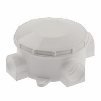 Распаячная коробка ЭРА KOR-70-35-3-w открытой установки трехрожковая белая IP42 (1/150)