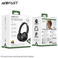Наушники полноразмерные ACEFAST H3, bluetooth 5.3, 500mAh, IPX4, цвет: чёрный (1/63) (6974316283485)