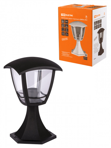 Светильник TDM садово-парковый "СИТИ" НТУ 07-60-001 У1 4-х гранник напольный черный (1/8) (SQ0330-1304) Светильник TDM садово-парковый "СИТИ" НТУ 07-60-001 У1 4-х гранник напольный черный (1/8) (SQ0330-1304)